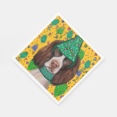 Serviette En Papier Anglais Springer Spaniel (Coin)