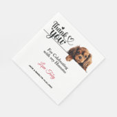 Serviette En Papier Anglais Toy Spaniel Papier Napkins (Coin)