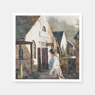 SERVIETTE EN PAPIER ANGLETERRE VICTORIENNE