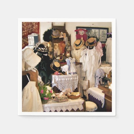 SERVIETTE EN PAPIER ANGLETERRE VICTORIENNE (Devant)