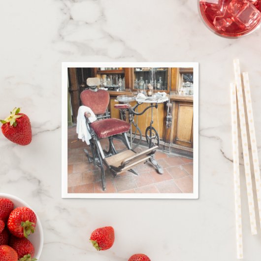 SERVIETTE EN PAPIER ANGLETERRE VICTORIENNE (En situation)