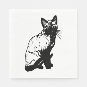 Serviette En Papier Animal, Chat, Chats, Animal, animal, chat, chat, t