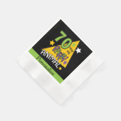 Serviette En Papier Animal de fête âgé de 70 ans | 70e anniversaire (Coin)