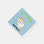 Serviette En Papier Animal de fête ! Agneau (Coin)