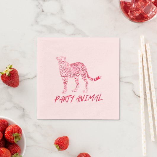 Serviette En Papier Animal de partie (En situation)