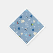 Serviette En Papier Animal Friends "Bye Buddy" Motif d'hiver (Coin)