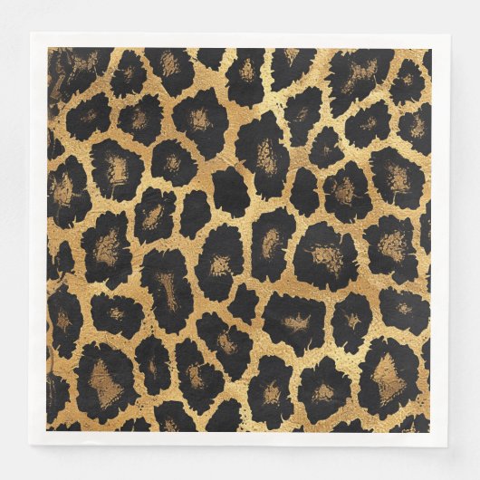 Serviette En Papier Animal Print  (Devant)