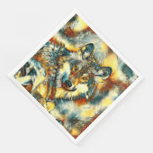 Serviette En Papier AnimalArt_Wolf_20170601_by_JAMColors (Coin)