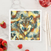 Serviette En Papier AnimalArt_Wolf_20170601_by_JAMColors (En situation)