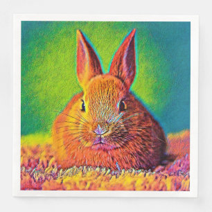 Serviette En Papier AnimalColor_Rabbit_07