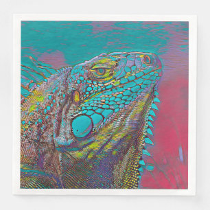 Serviette En Papier AnimalMix_Iguana_011