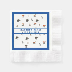 Serviette En Papier Animaux agressés Baby shower à thème