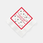 Serviette En Papier Animaux agressés Baby shower à thème (Coin)