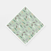 Serviette En Papier Animaux autochtones australiens Eucalyptus Motif v (Coin)