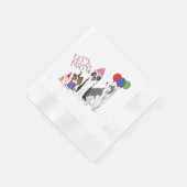 Serviette En Papier Animaux de fête (Coin)