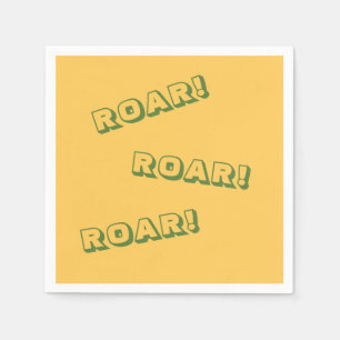 Serviette En Papier Animaux de la fête des rues Anniversaire