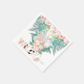 Serviette En Papier Animaux d'une seule jungle sauvage (Coin)