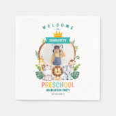 Serviette En Papier Animaux Enfants d'âge préscolaire Célébration de l (Devant)