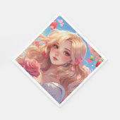 Serviette En Papier Animé (Coin)
