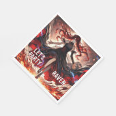 Serviette En Papier Anime Command the Flames, Embrace the Storm Custom (Coin)