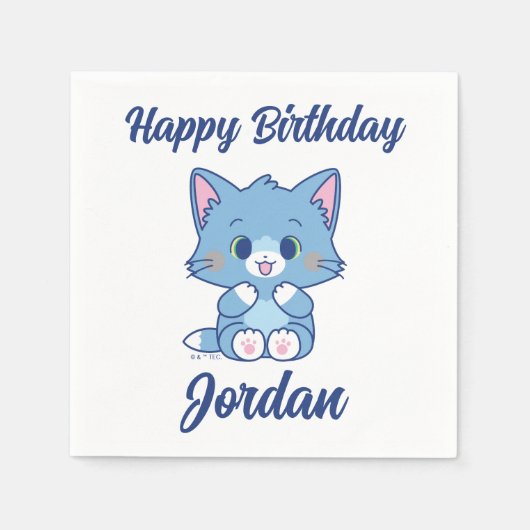 Serviette En Papier Anime Tom et Jerry - Tom (Devant)