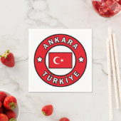 Serviette En Papier Ankara Türkiye (En situation)