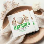 Serviette En Papier Année Après Année, Golf ! 1ère fête d'anniversaire