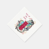 Serviette En Papier Année de la Chèvre 2027 (Coin)