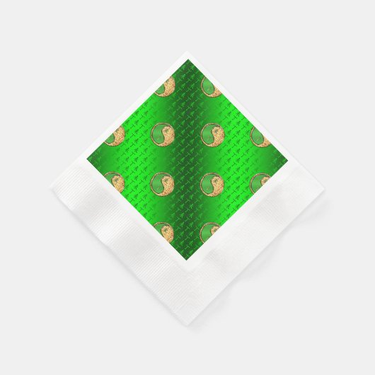 Serviette En Papier Année de la chèvre d'incendie (Coin)