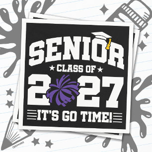 Serviette En Papier Année de remise des diplômes C'est parti Acclamati