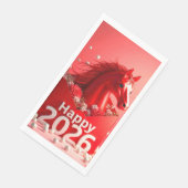 Serviette En Papier Année du cheval 2026 (Coin)