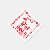 Serviette En Papier Année du cheval 2026 (Coin)