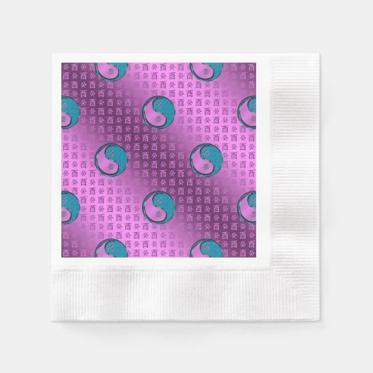 Serviette En Papier Année du coq d'eau (Devant)