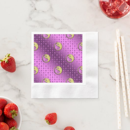 Serviette En Papier Année du coq métallique (En situation)