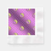 Serviette En Papier Année du coq métallique (Devant)