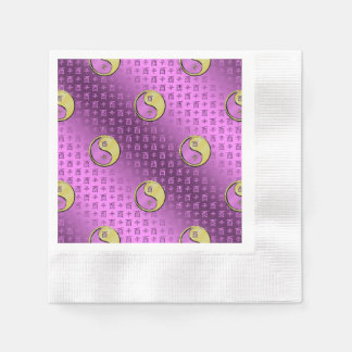 Serviette En Papier Année du coq métallique