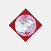 Serviette En Papier Année du mouton2 (Coin)