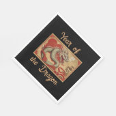 Serviette En Papier Année du Papier Dragon Napkin (Coin)