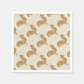 Serviette En Papier Année du Rooster Bonne Année 2017 Parti (Devant)