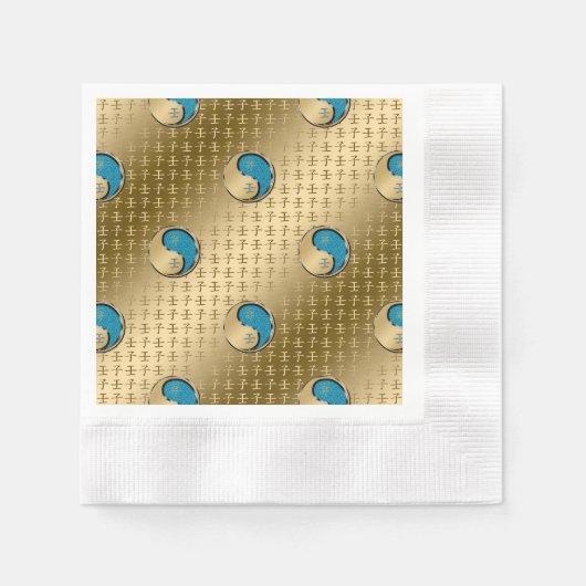 Serviette En Papier Année du taux d'eau (Devant)