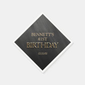 Serviette En Papier Anniversaire (Coin)