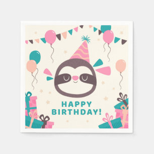 Serviette En Papier Anniversaire