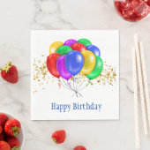 Serviette En Papier Anniversaire (En situation)