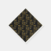 Serviette En Papier Anniversaire 90 ans (Coin)