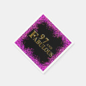 Serviette En Papier Anniversaire 97 ans (Coin)