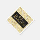 Serviette En Papier Anniversaire 99 ans (Coin)