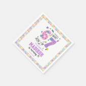 Serviette En Papier Anniversaire arc-en-ciel 7 ans | J'avais 6 ans, ma (Coin)