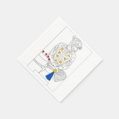 Serviette En Papier Anniversaire avec JK (Coin)