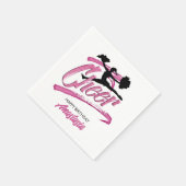 Serviette En Papier Anniversaire Cheerleader (Coin)