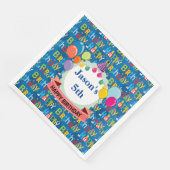 Serviette En Papier Anniversaire customisé (Coin)